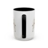 15oz Dogue de Bordeaux Latin Mug, Black, back view