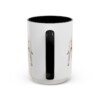 15oz Dogue de Bordeaux Mug, Black, back view