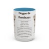 15oz Dogue de Bordeaux Mug, Light Blue, front view