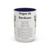15oz Dogue de Bordeaux Mug, Navy, front view