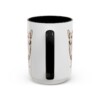 15oz Dorgi Mug, Black, back view