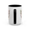 15oz Funny Dorgi Mug, Black, back view