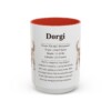 15oz Dorgi Mug, Red, front view