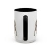 15oz Dutch Shepherd Mug, Black, back view