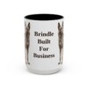15oz Funny Dutch Shepherd Mug, Black, front view