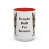 15oz Funny Dutch Shepherd Mug, Red, front view