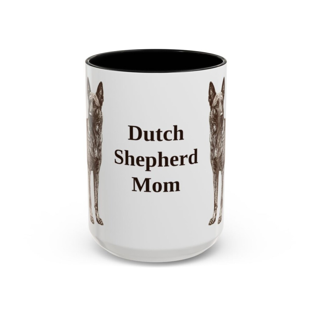 15oz-dutch-shepherd-mug-mom-black-front 15oz Dutch Shepherd Dog Mom Mug, Black, front view
