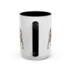 15oz Dutch Shepherd Mug, Black, back view