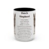 15oz Dutch Shepherd Mug, Black, front view