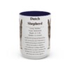 15oz Dutch Shepherd Mug, Navy, front view