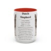 15oz Dutch Shepherd Mug, Red, front view