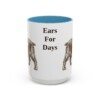 15oz Funny English Cocker Spaniel Mug, Light Blue, front view