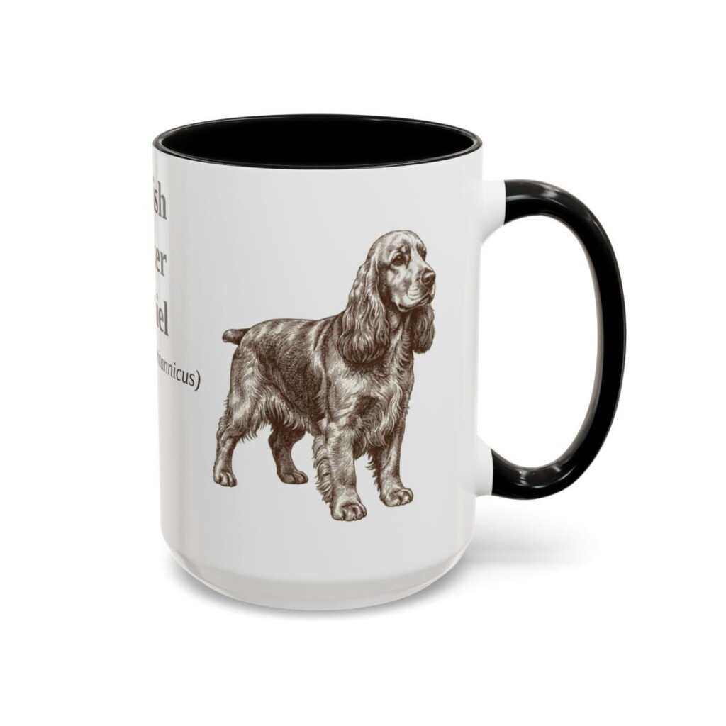 15oz-english-cocker-spaniel-mug-latin-black-right 15oz English Cocker Spaniel Latin Mug, Black, right side view