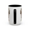 15oz English Cocker Spaniel Dog Mom Mug, Black, back view