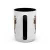 15oz English Cocker Spaniel Mug, Black, back view