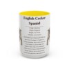 15oz English Cocker Spaniel Mug, Yellow, front view