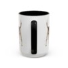 15oz English Foxhound Mug, Black, back view