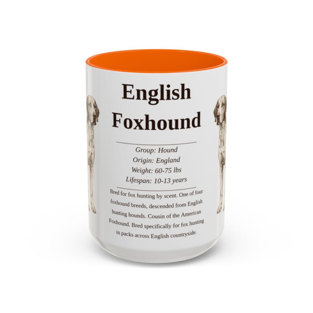 15oz-english-foxhound-mug-writeup-orange 15oz English Foxhound Mug, Orange, front view
