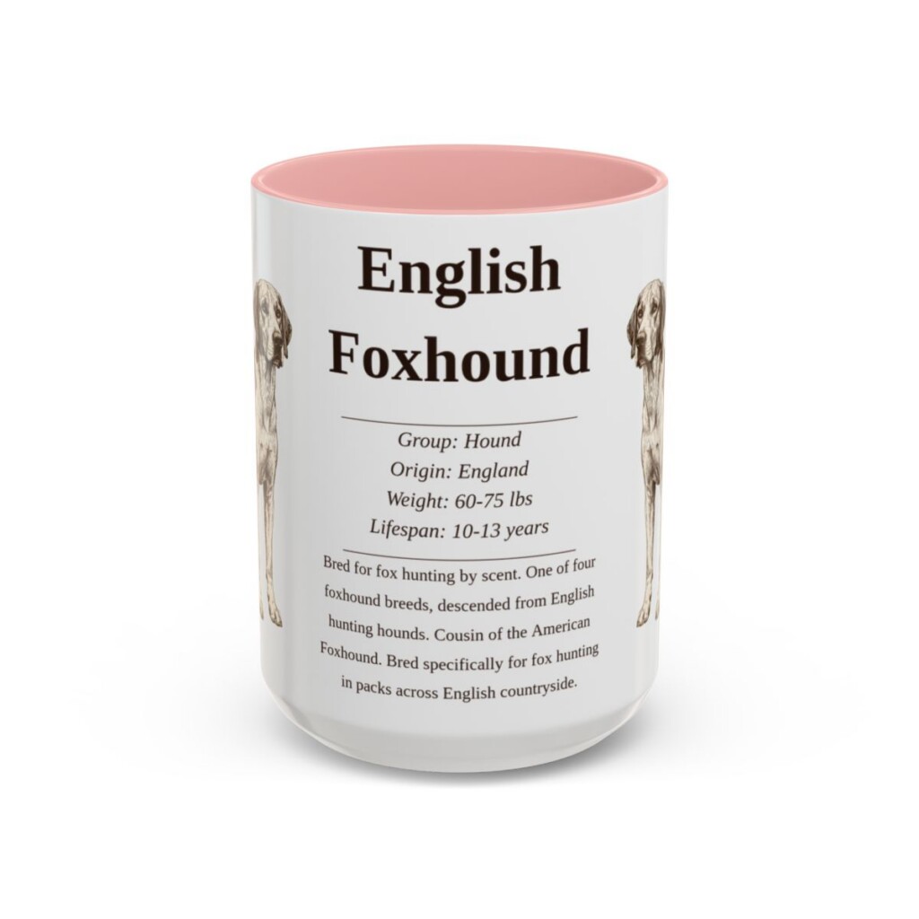 15oz-english-foxhound-mug-writeup-pink 15oz English Foxhound Mug, Pink, front view