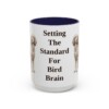 15oz Funny English Setter Mug, Navy, front view