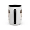 15oz English Springer Spaniel Mug, Black, back view