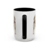15oz Funny English Toy Spaniel Mug, Black, back view
