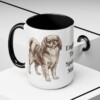 15oz English Toy Spaniel Dog Mom Mug, Black, lifestyle photo