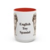 15oz English Toy Spaniel Mug, Red, front view