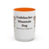 15oz-entlebucher-mountain-dog-mug-latin-orange 15oz Entlebucher Mountain Dog Latin Mug, Orange, front view
