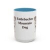 15oz-entlebucher-mountain-dog-mug-light-blue 15oz Entlebucher Mountain Dog Mug, Light Blue, front view