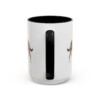 15oz Entlebucher Mountain Dog Dog Mom Mug, Black, back view