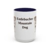 15oz-entlebucher-mountain-dog-mug-navy 15oz Entlebucher Mountain Dog Mug, Navy, front view