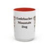 15oz-entlebucher-mountain-dog-mug-red 15oz Entlebucher Mountain Dog Mug, Red, front view