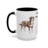 15oz Entlebucher Mountain Dog Mug, Black, left side view
