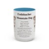 15oz Entlebucher Mountain Dog Mug, Light Blue, front view