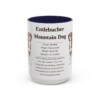15oz Entlebucher Mountain Dog Mug, Navy, front view