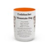 15oz Entlebucher Mountain Dog Mug, Orange, front view