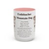 15oz Entlebucher Mountain Dog Mug, Pink, front view