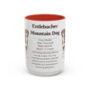 15oz Entlebucher Mountain Dog Mug, Red, front view