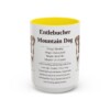 15oz Entlebucher Mountain Dog Mug, Yellow, front view