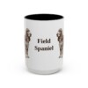 15oz-field-spaniel-mug-black-front 15oz Field Spaniel Mug, Black, front view