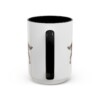 15oz Field Spaniel Dog Dad Mug, Black, back view