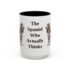 15oz Funny Field Spaniel Mug, Black, front view