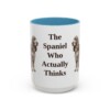 15oz Funny Field Spaniel Mug, Light Blue, front view
