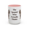 15oz Funny Field Spaniel Mug, Pink, front view