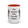 15oz Funny Field Spaniel Mug, Red, front view