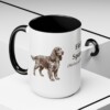 15oz-field-spaniel-mug-latin-black-context-2 15oz Field Spaniel Latin Mug, Black, lifestyle photo