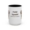 15oz-field-spaniel-mug-latin-black-front 15oz Field Spaniel Latin Mug, Black, front view