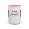 15oz-field-spaniel-mug-latin-pink 15oz Field Spaniel Latin Mug, Pink, front view