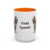 15oz-field-spaniel-mug-orange 15oz Field Spaniel Mug, Orange, front view